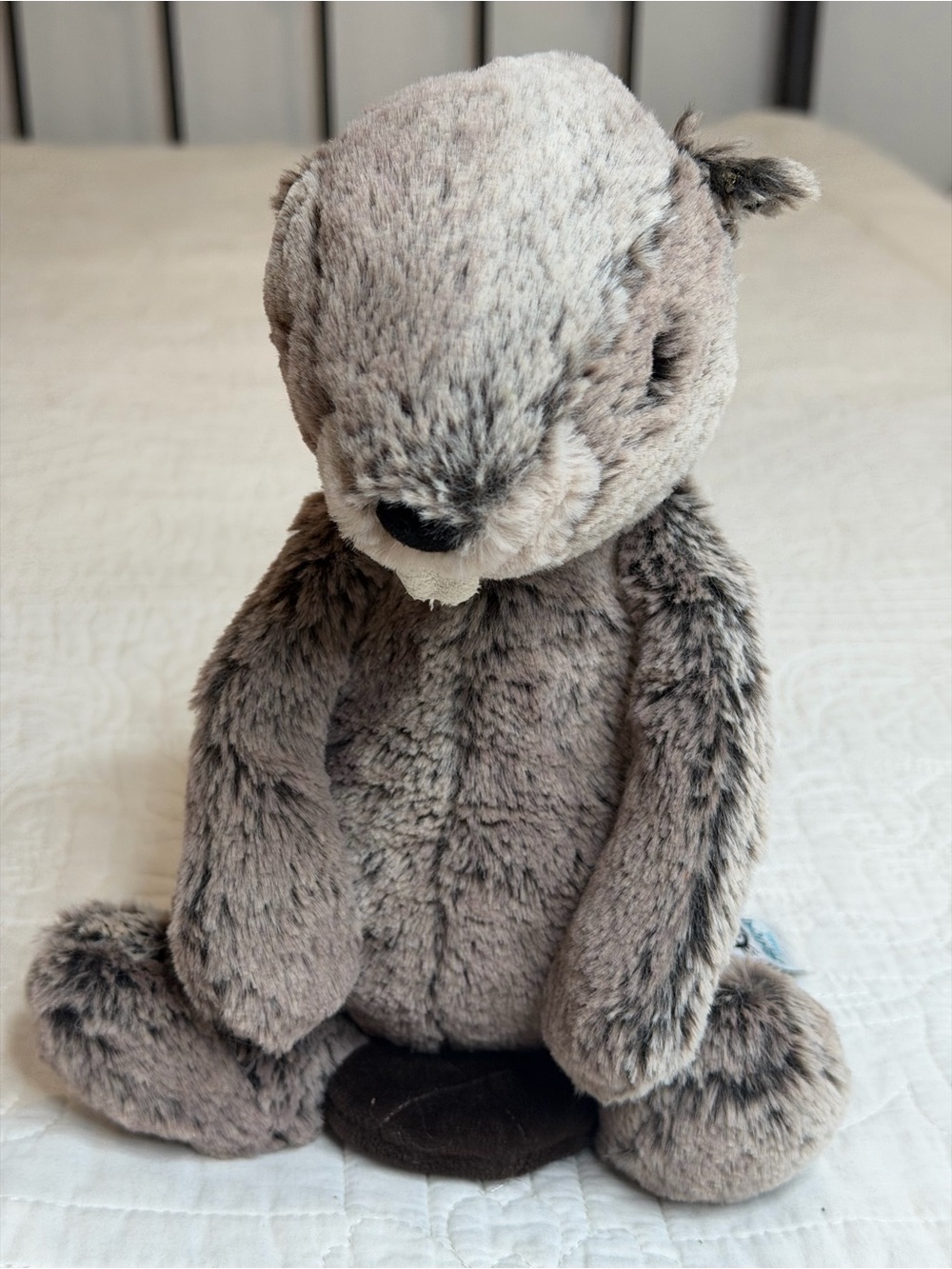 Jellycat Bashful Beaver Stuffed Plush Animal Medium Retired  jcinc5420 AS IS